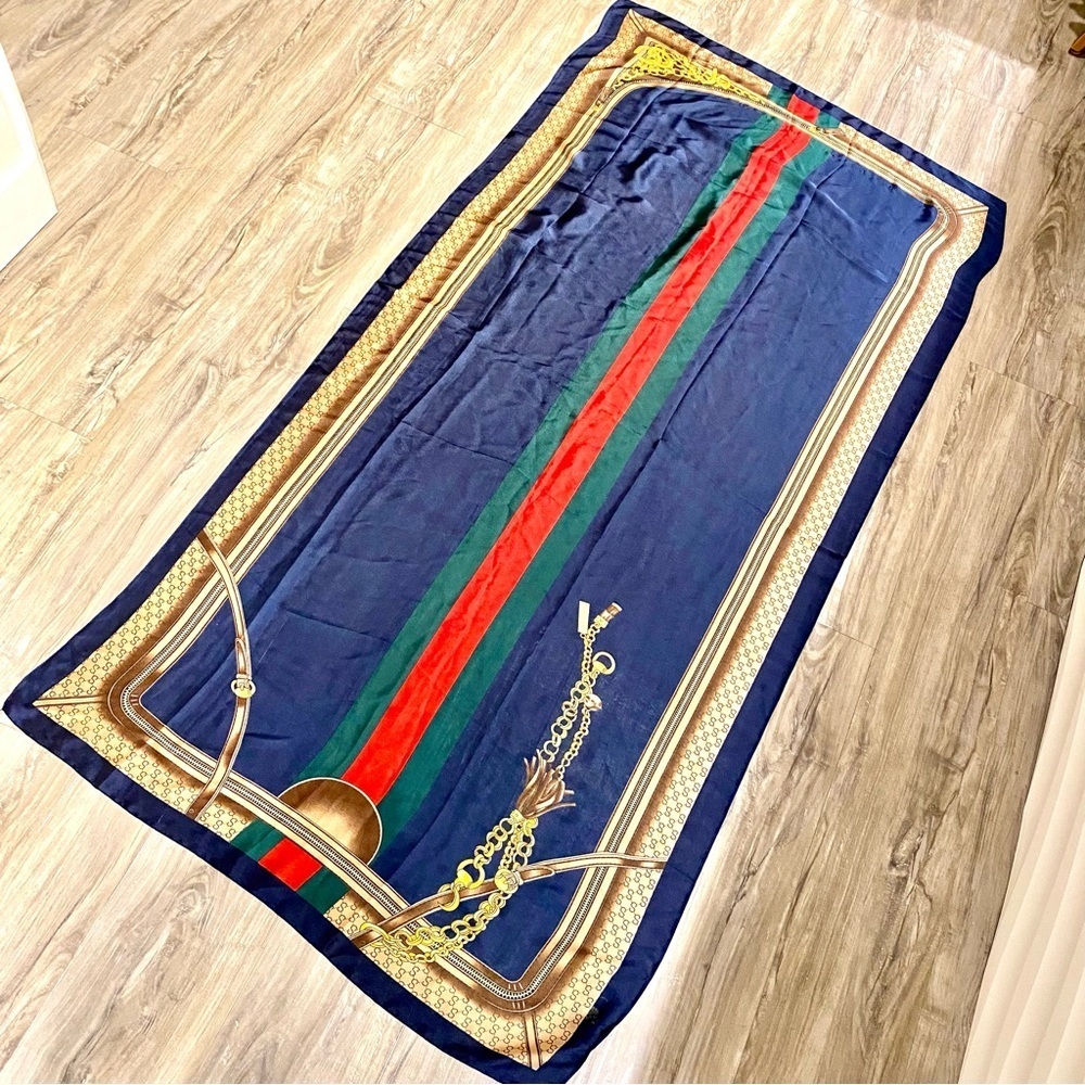 Luxury G G vibe SILK large scarf /body wrap multifunctional